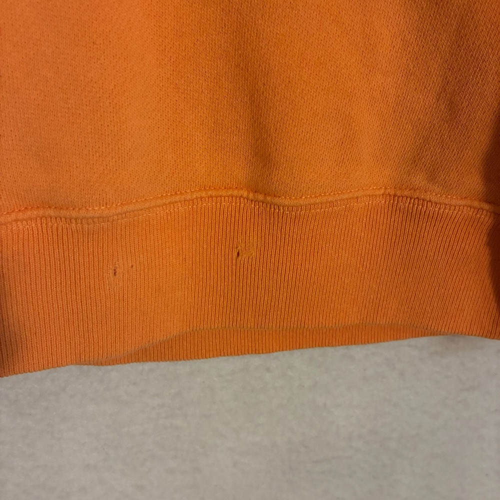 Peanuts x Marc Jacobs Franklin Sweatshirt Size S Orange Distressed Charlie RARE - Picture 9 of 13
